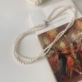 Twist Pearl Choker Necklace Fashion Jewelry