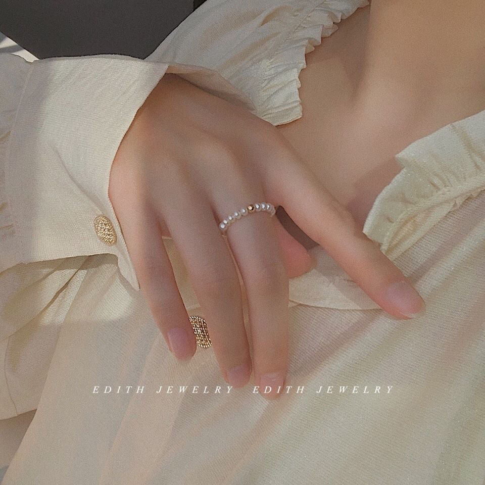 Tinny Pearl Rings