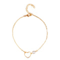 Heart Pendant Anklet Chain Foot Bracelet