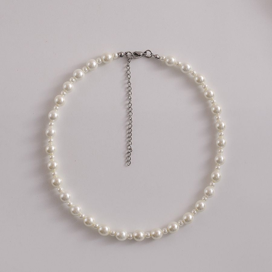 Handmade Hawaiian Boho Summer Beach Pearl Beads Necklace