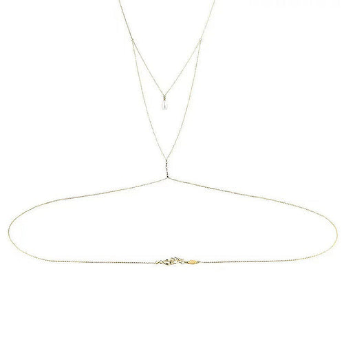 Back Chain Lady Multi-Layer Necklace