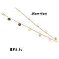 Round Disc Choker Necklace