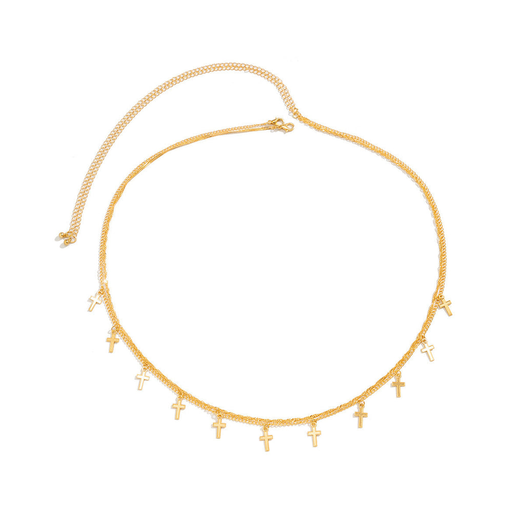 Sexy Body Waist Chain Jewelry Layered Metal Snake Bone Chain Waist Chain