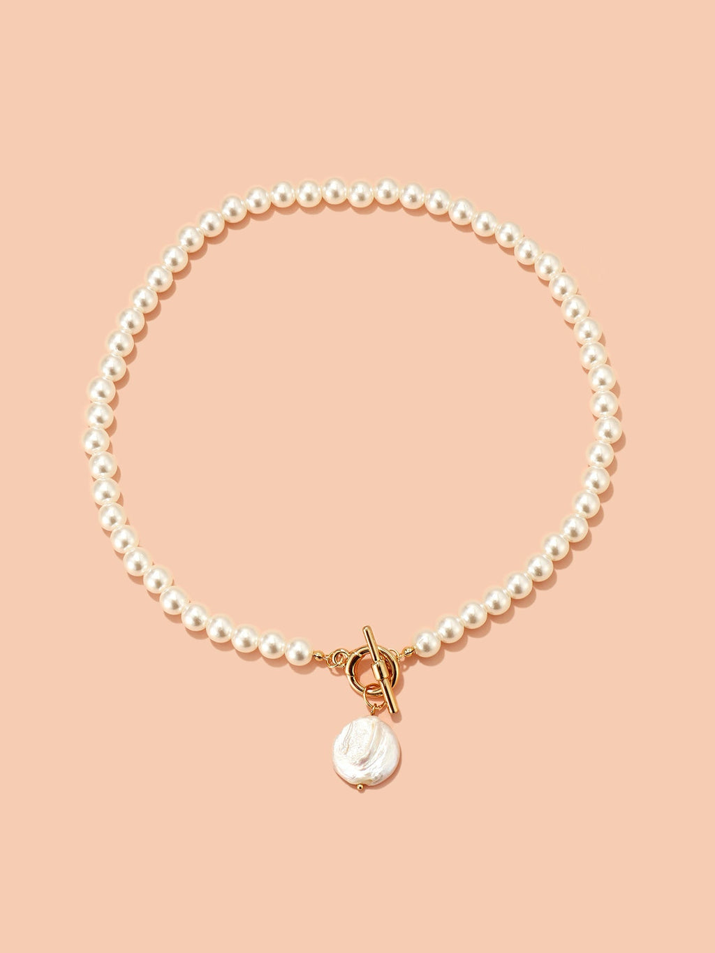 Retro Fashion Imitation Pearl Necklace for Women