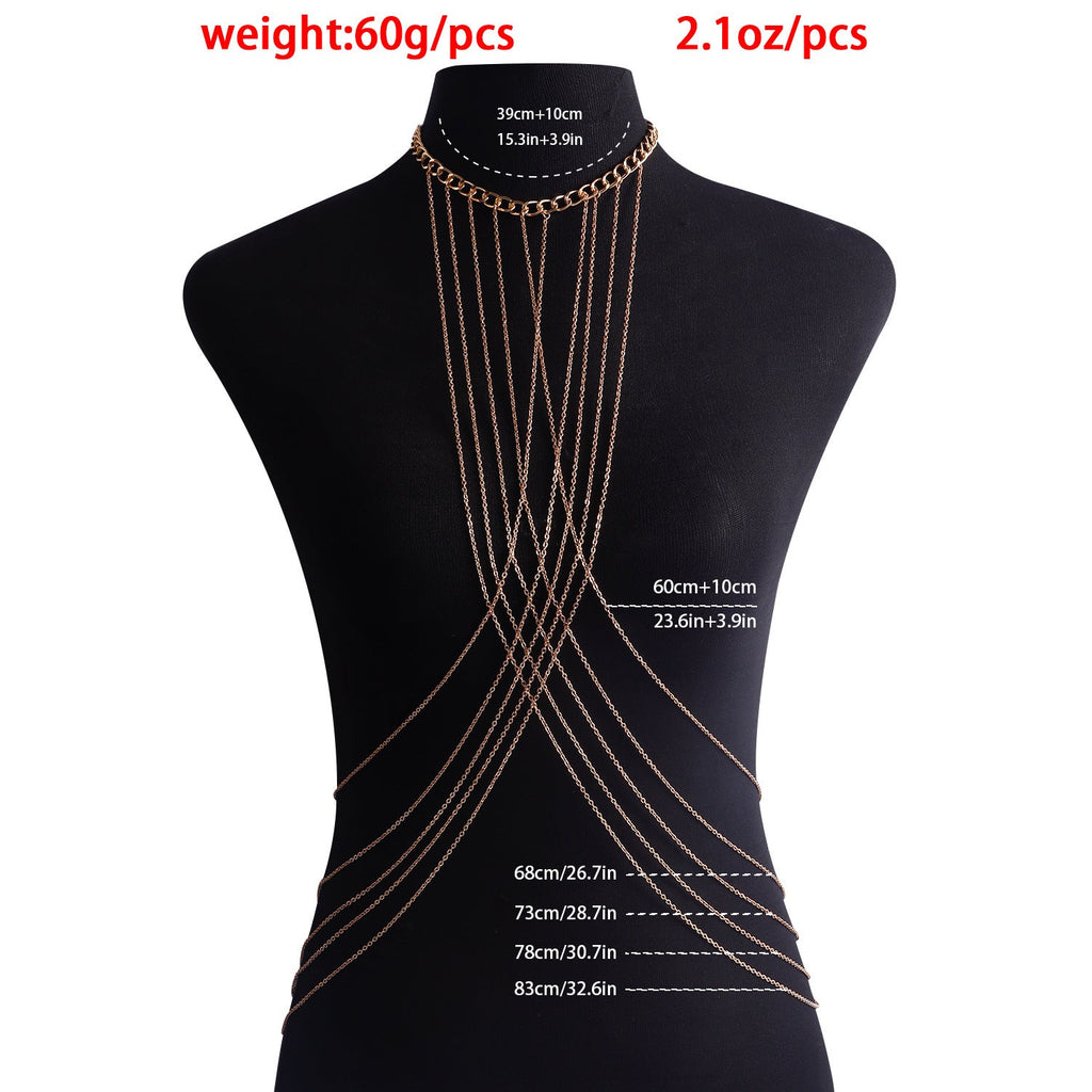 Multi-layer Tassel Chain Waist Chain for Women
