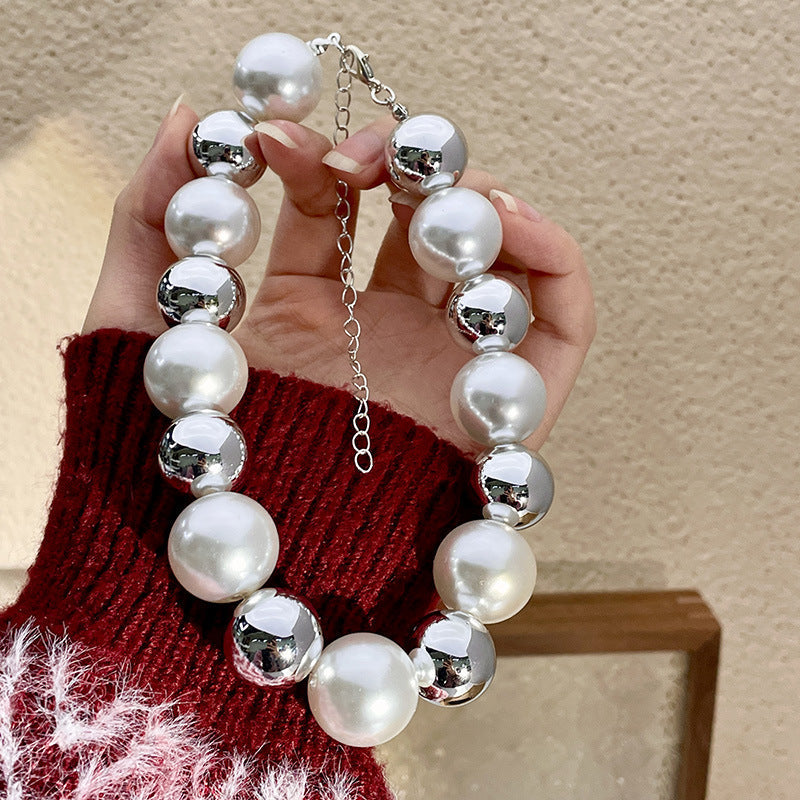 CCB Round Bead Chokers Necklaces