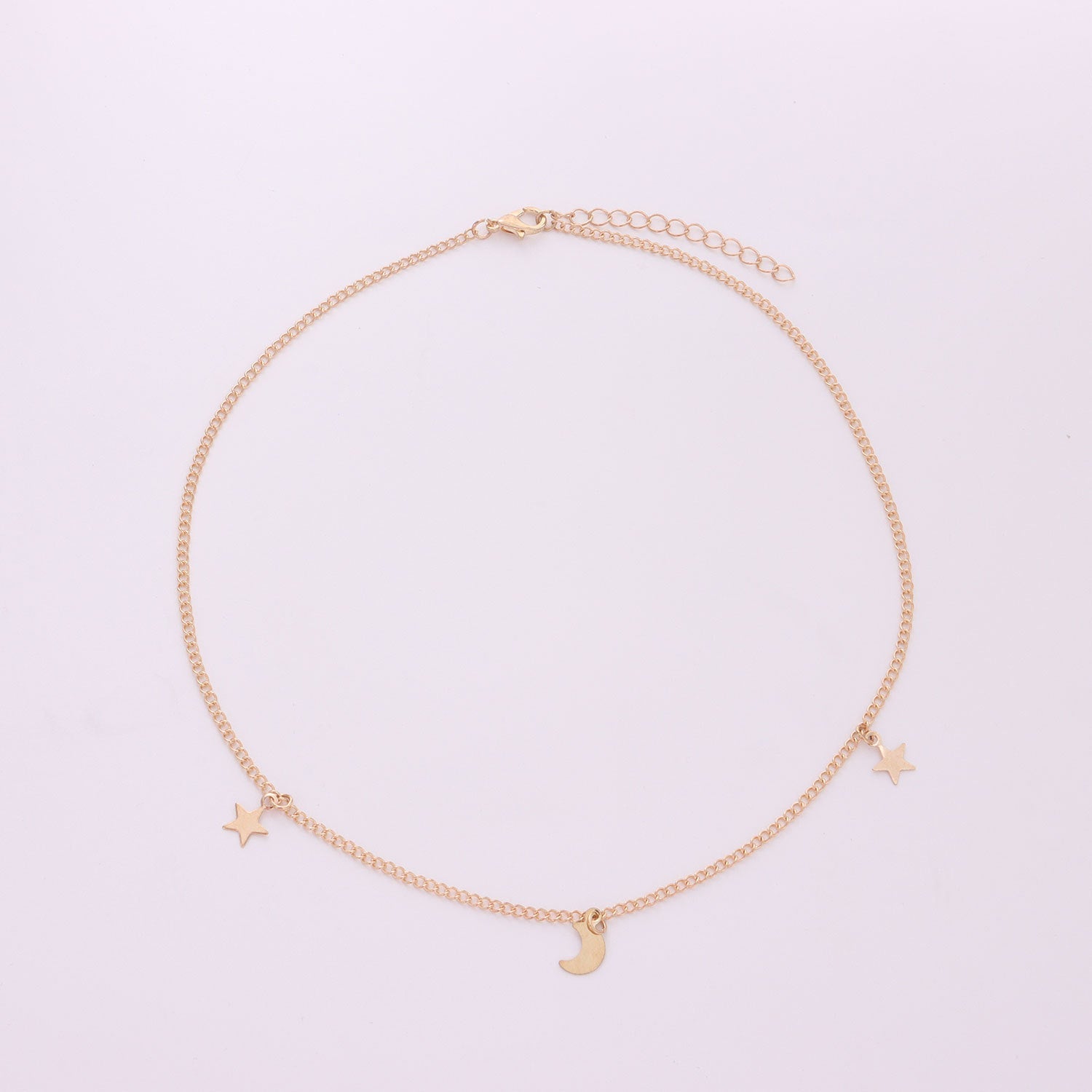 Moon Star Charms Necklace