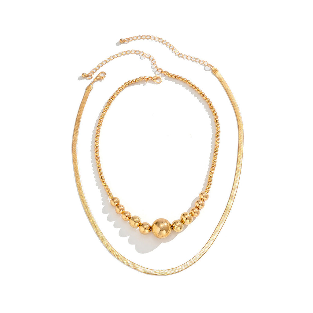 Exaggerated Multi-Layer Tassel Beaded Necklace