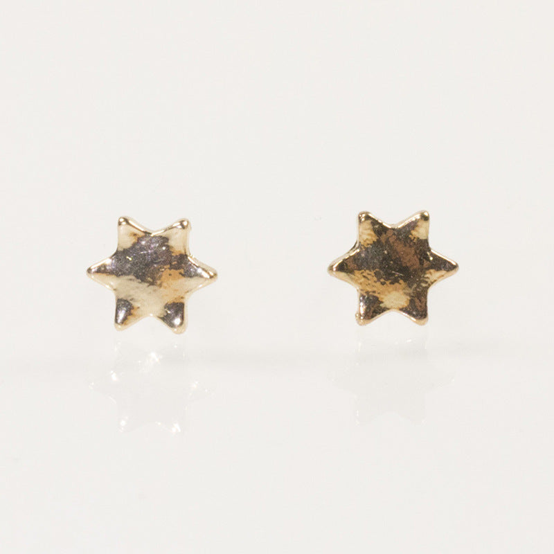 Plain Star Stud Earring