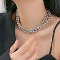 CCB Bead Chain Necklace Women