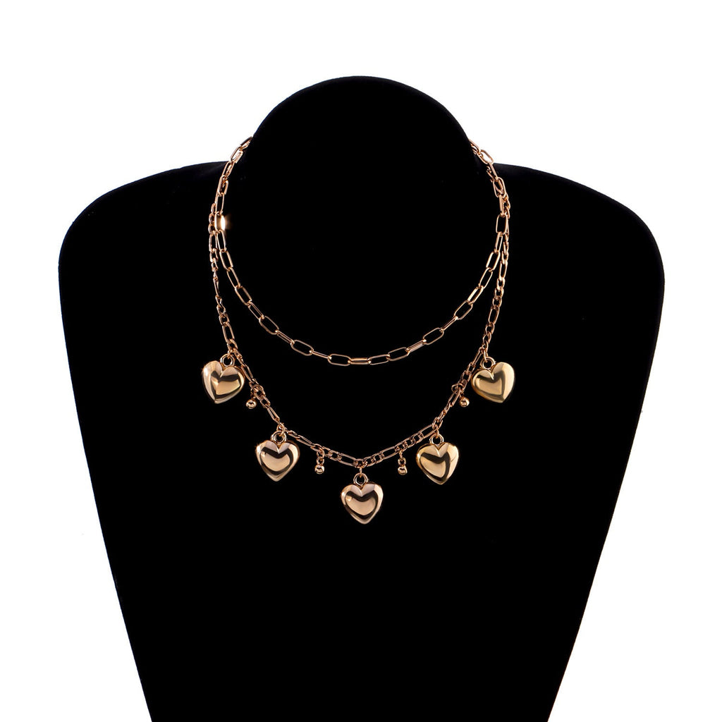 Chain Love Charm Necklace
