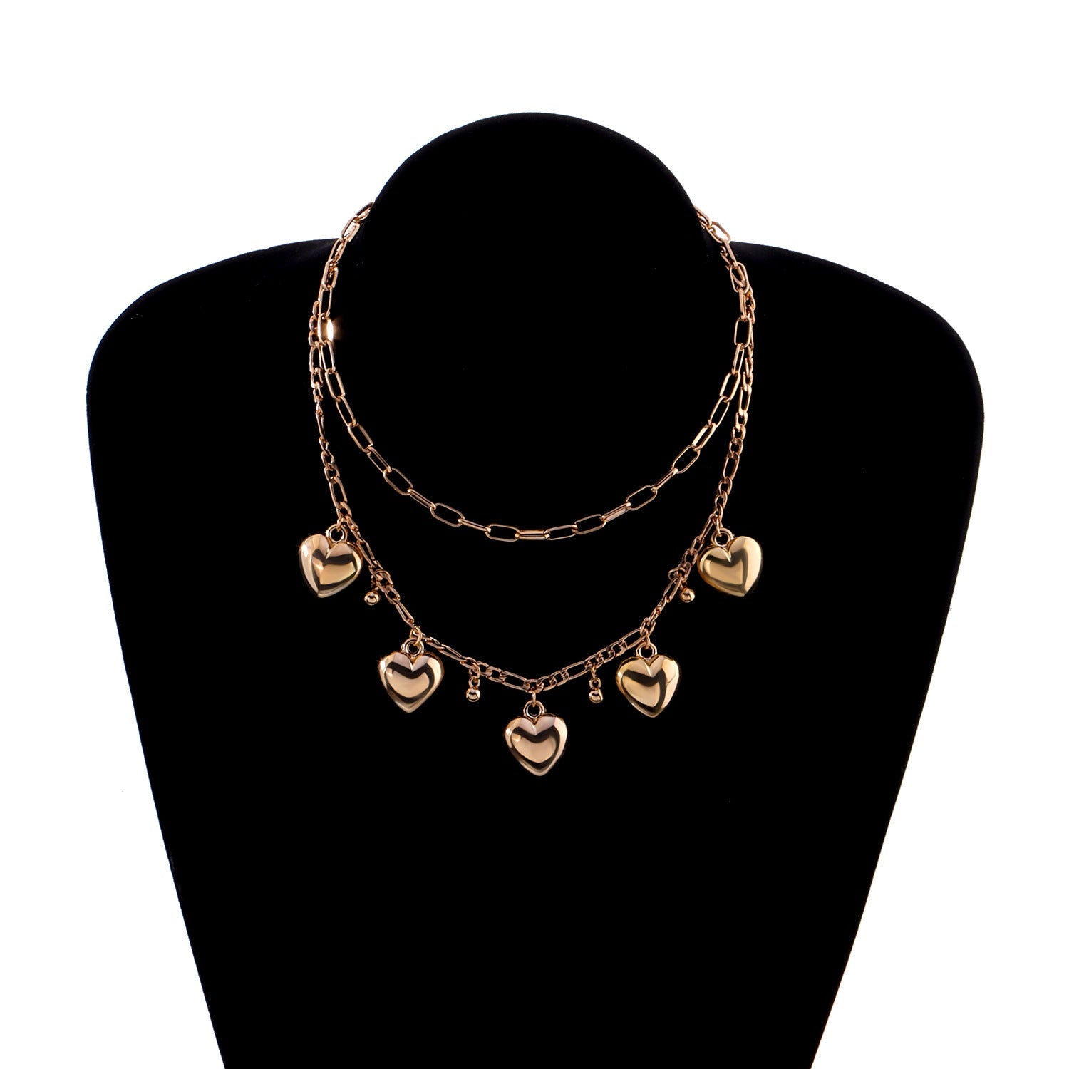 Chain Love Charm Necklace
