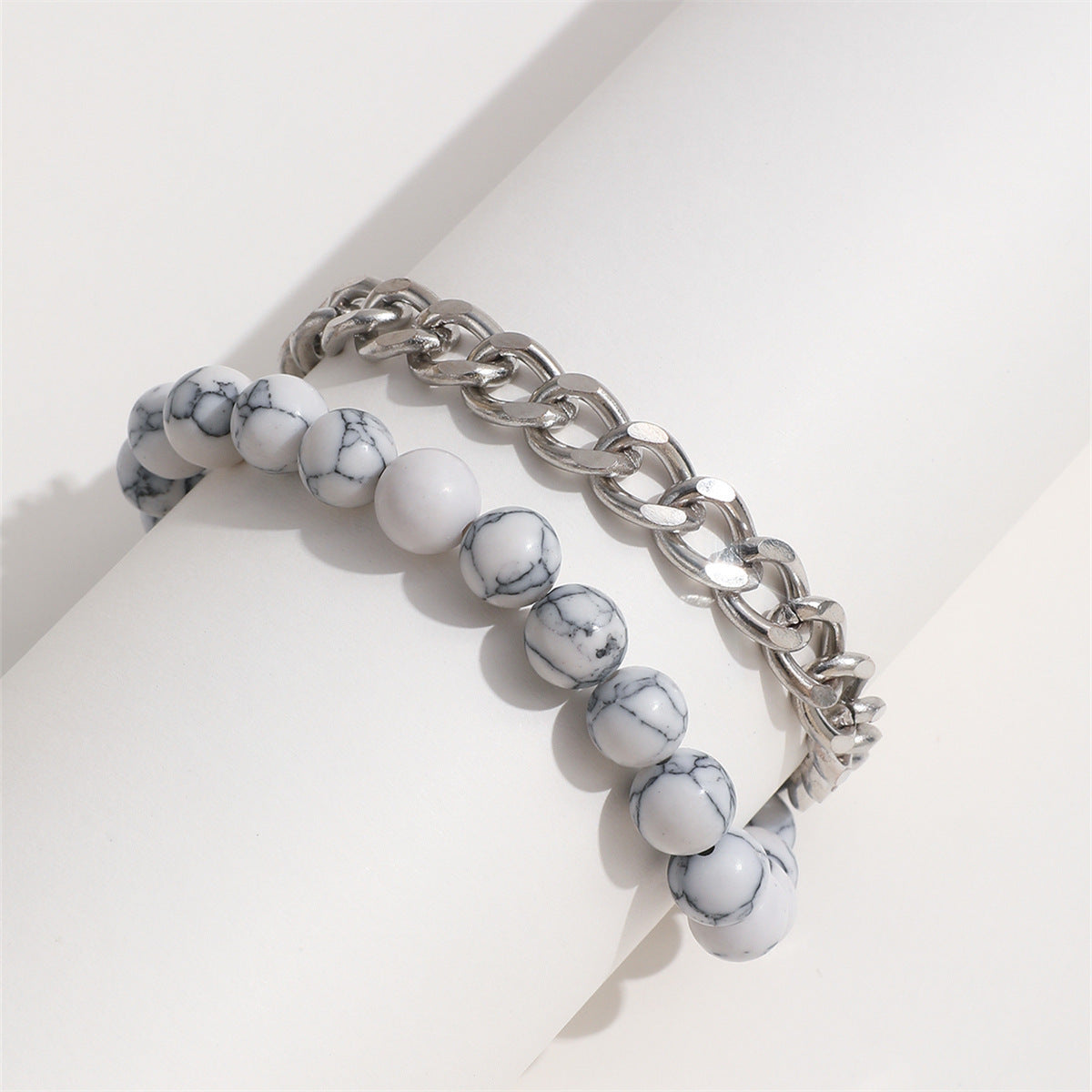 Natural Gemstone Round Beaded Bracelet