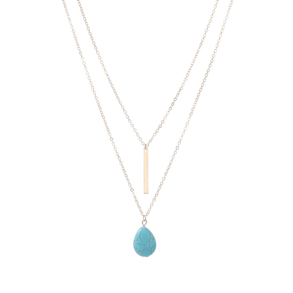Turquoise Chain Necklace