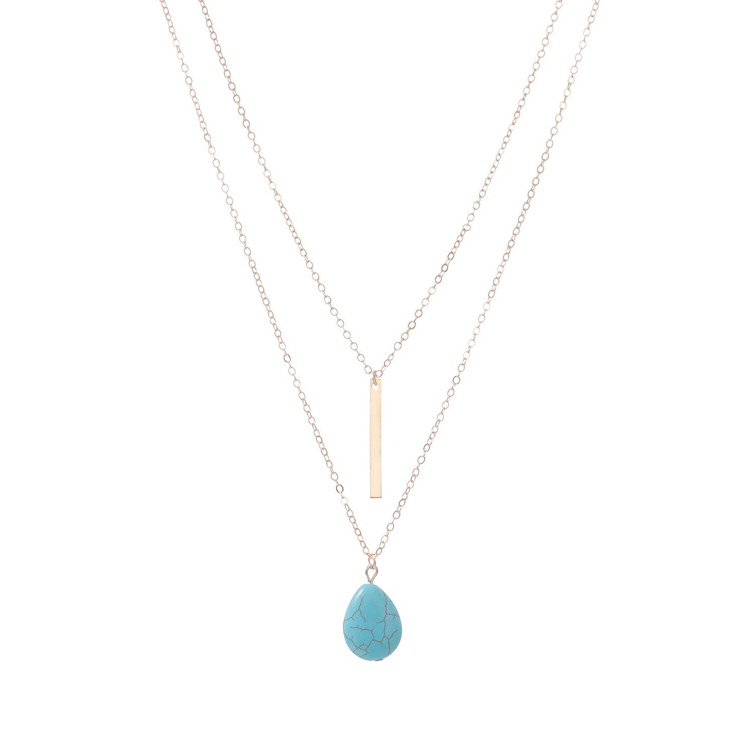 Turquoise Chain Necklace