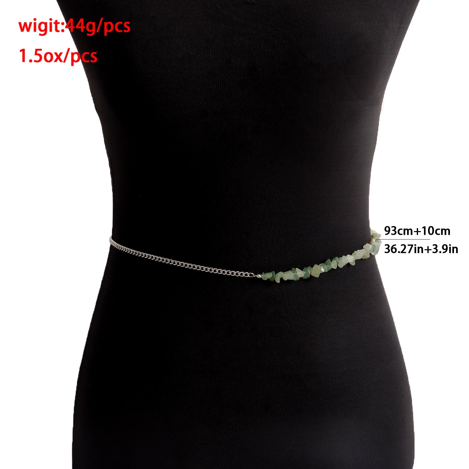 Bohemia Style Natural Stone Gravel Waist Chain