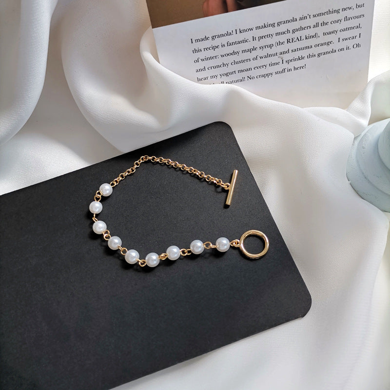 Pearl Beaded Bracelet Women
