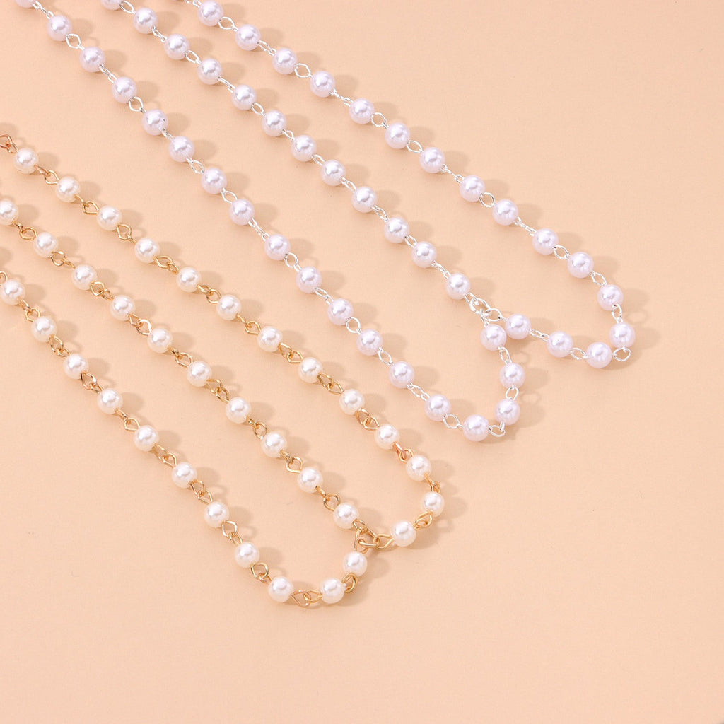 Bohemian Pearl Fashion Bridal Hair Chain