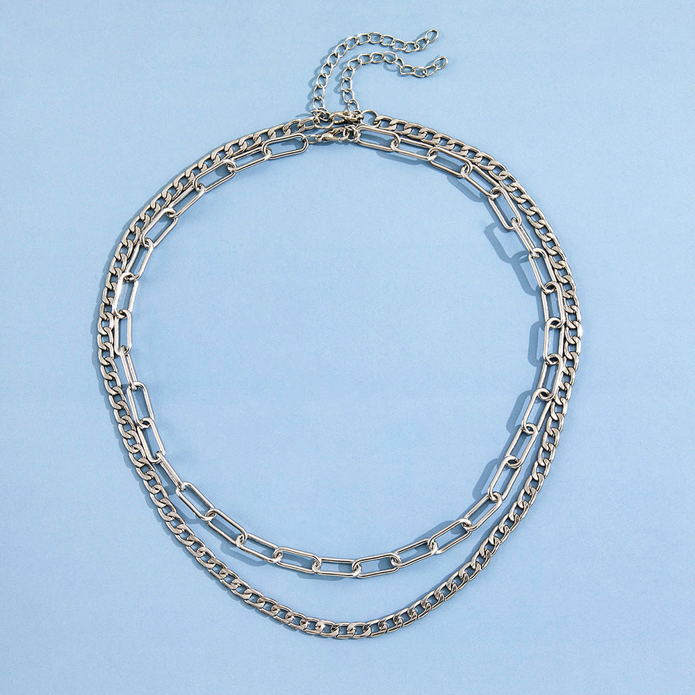 Boho Style Multi-layered Chain Necklace