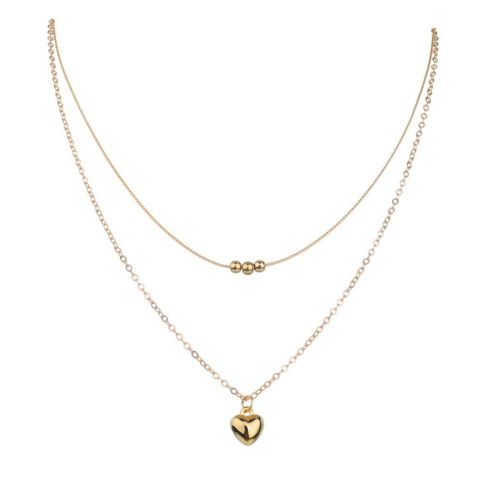 Heart Double Layer Necklace
