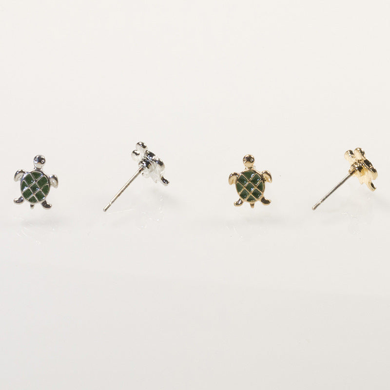 Cute Turtle Stud Earring