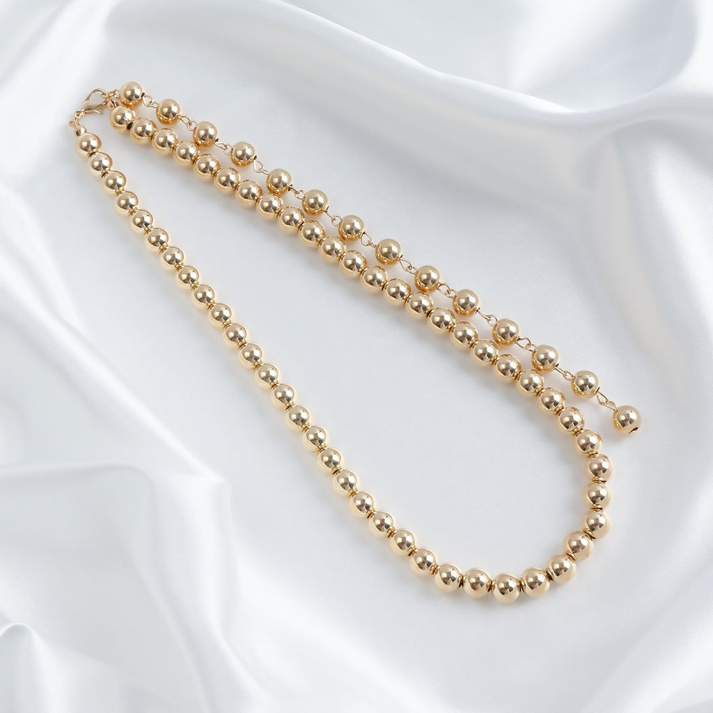 Ball Beads Necklace Choker Women