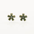 Enamel Flower Stud Earrings