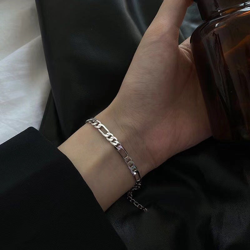 Cuban Curb Link Chain Gothic Bracelets