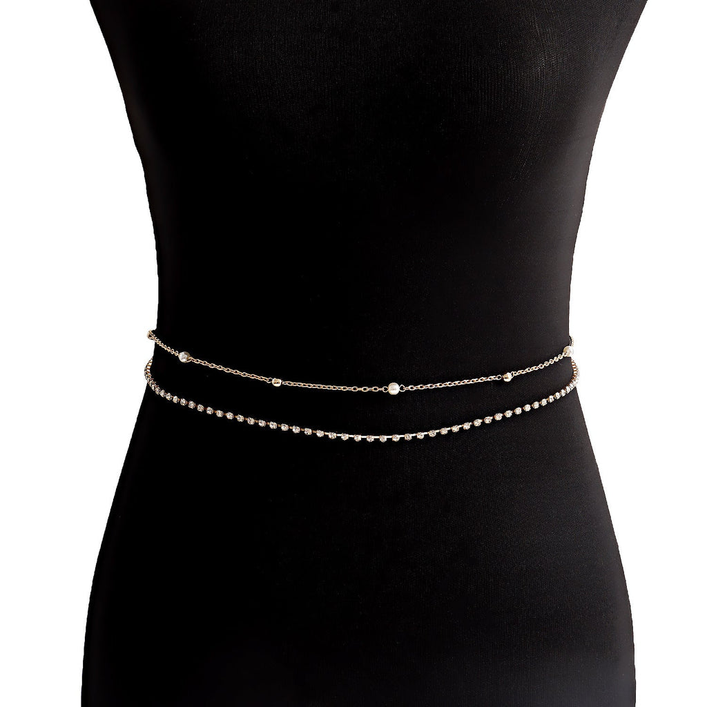 Body Chain Sexy Chain Rhinestone Bikini Waist Chain