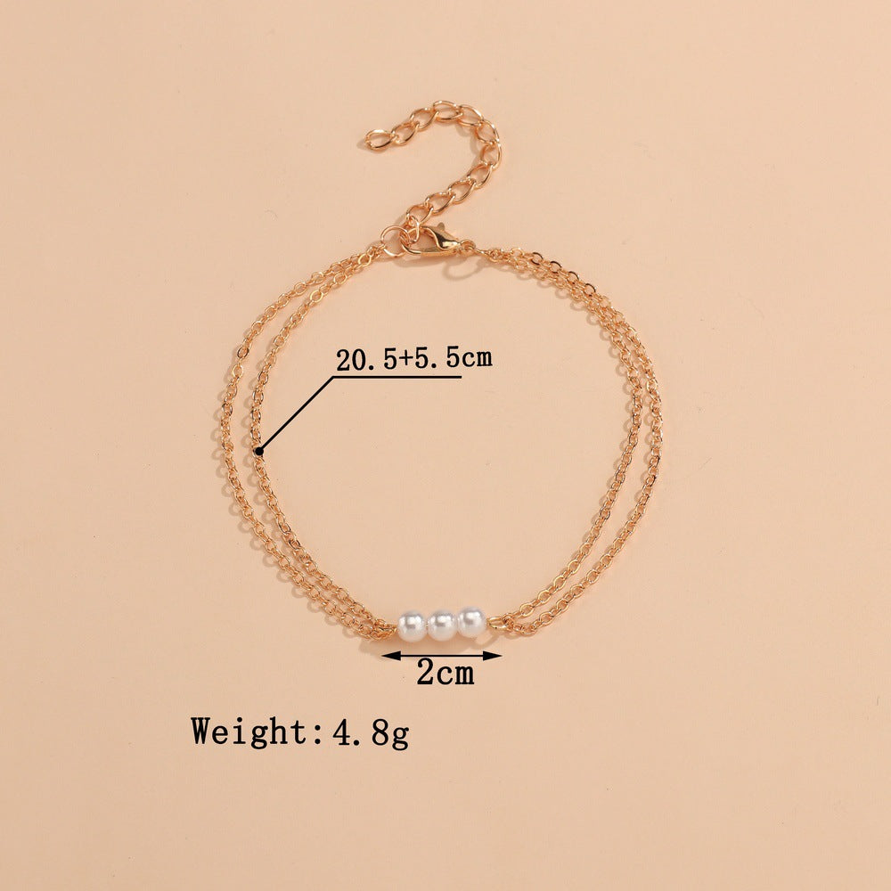 Pearl Anklets Beach Jewelry