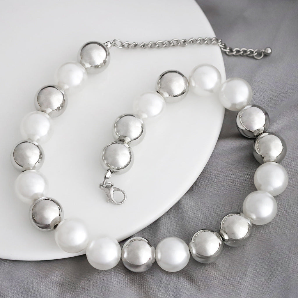 Hop CCB Round Bead Chokers Necklaces Short Collar