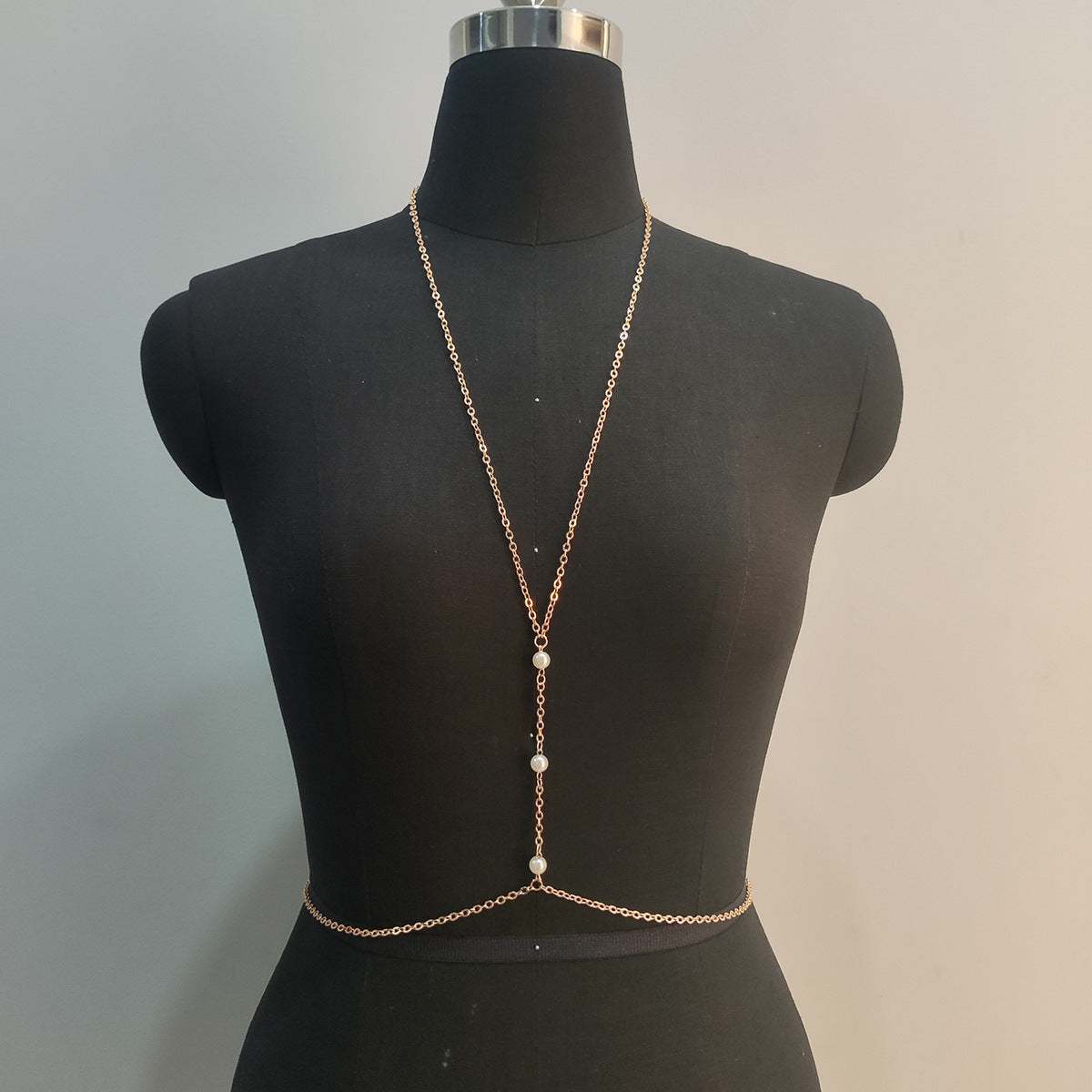 Sexy Cross Chest Chain Exaggerated Beach Casual Full Body Chain