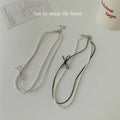 BowKnot Necklace Lovely Pearl Chokers Necklace