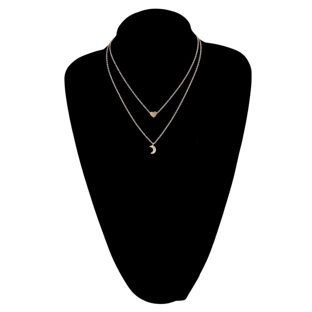 Double Layer Heart Necklace