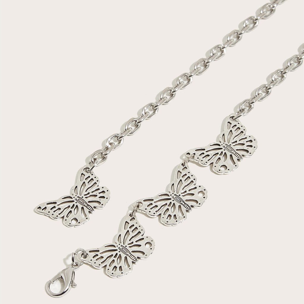 Waist Chain Belt Butterfly Metal Chain Belt