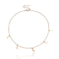 Star Moon Necklace for Women