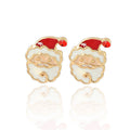 Christmas Earrings Santa Claus