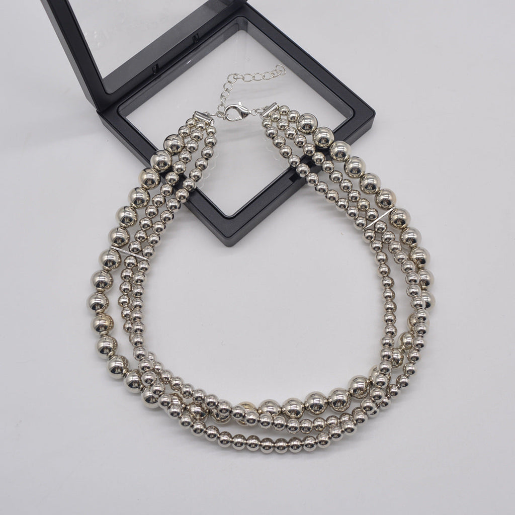 CCB Bead Chain Necklace Women