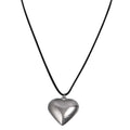 Lace up Womens Heart Necklace