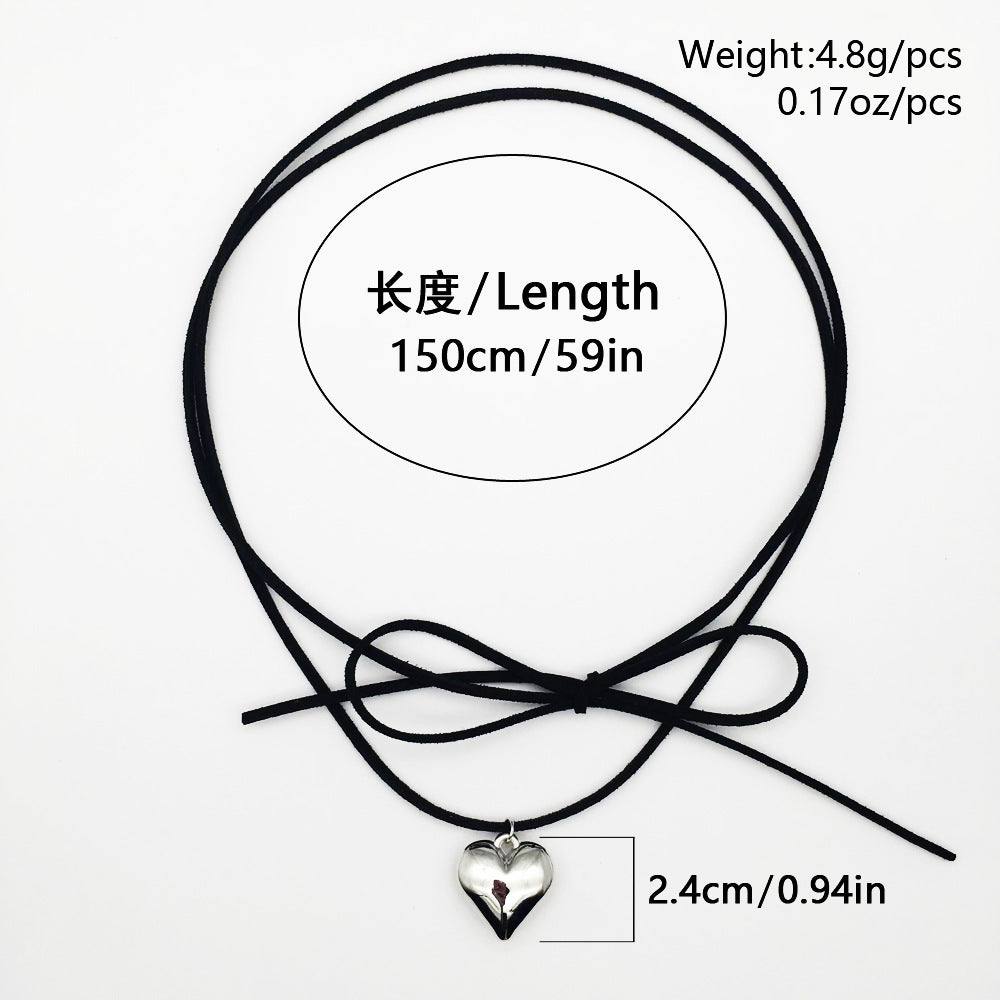 Vintage Women Heart Choker Necklace
