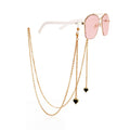 Glasses Decorative Chain Heart Pendant Chain