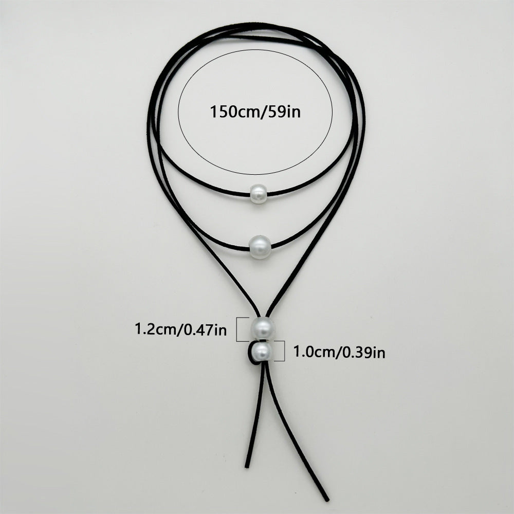 Gothic Trendy Color Rope Choker Necklace Women