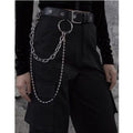 Multi-layer Metal Ring Lock Waist Chain Jewelry