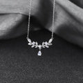 Wheat Drop Pendant Chain Necklace