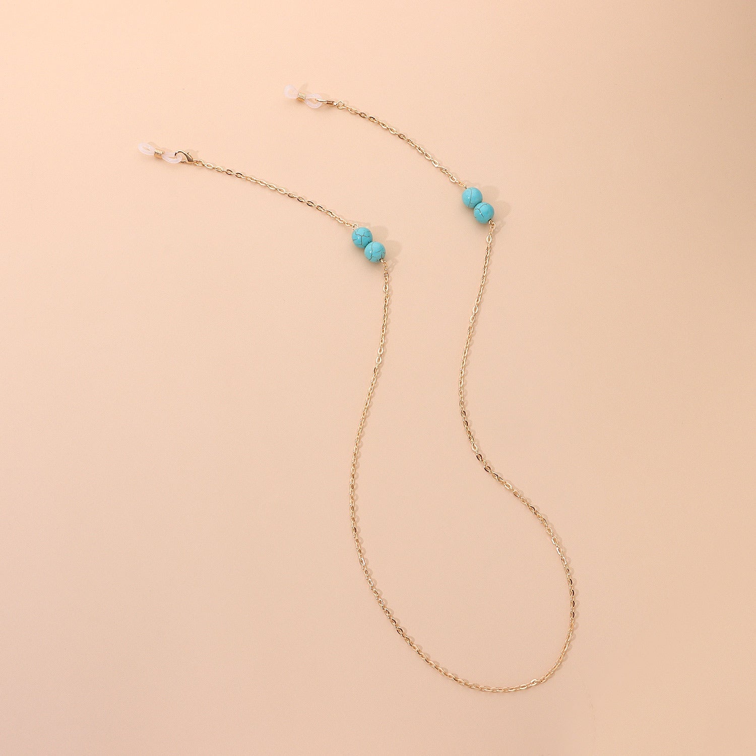 Turquoise Bead Glasses Chain