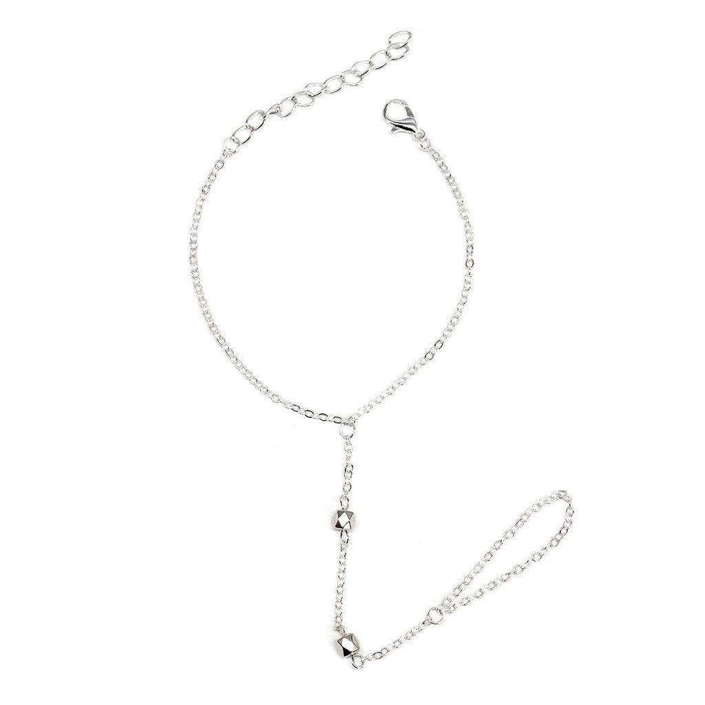 Link Chain Bracelet Beads Finger Ring