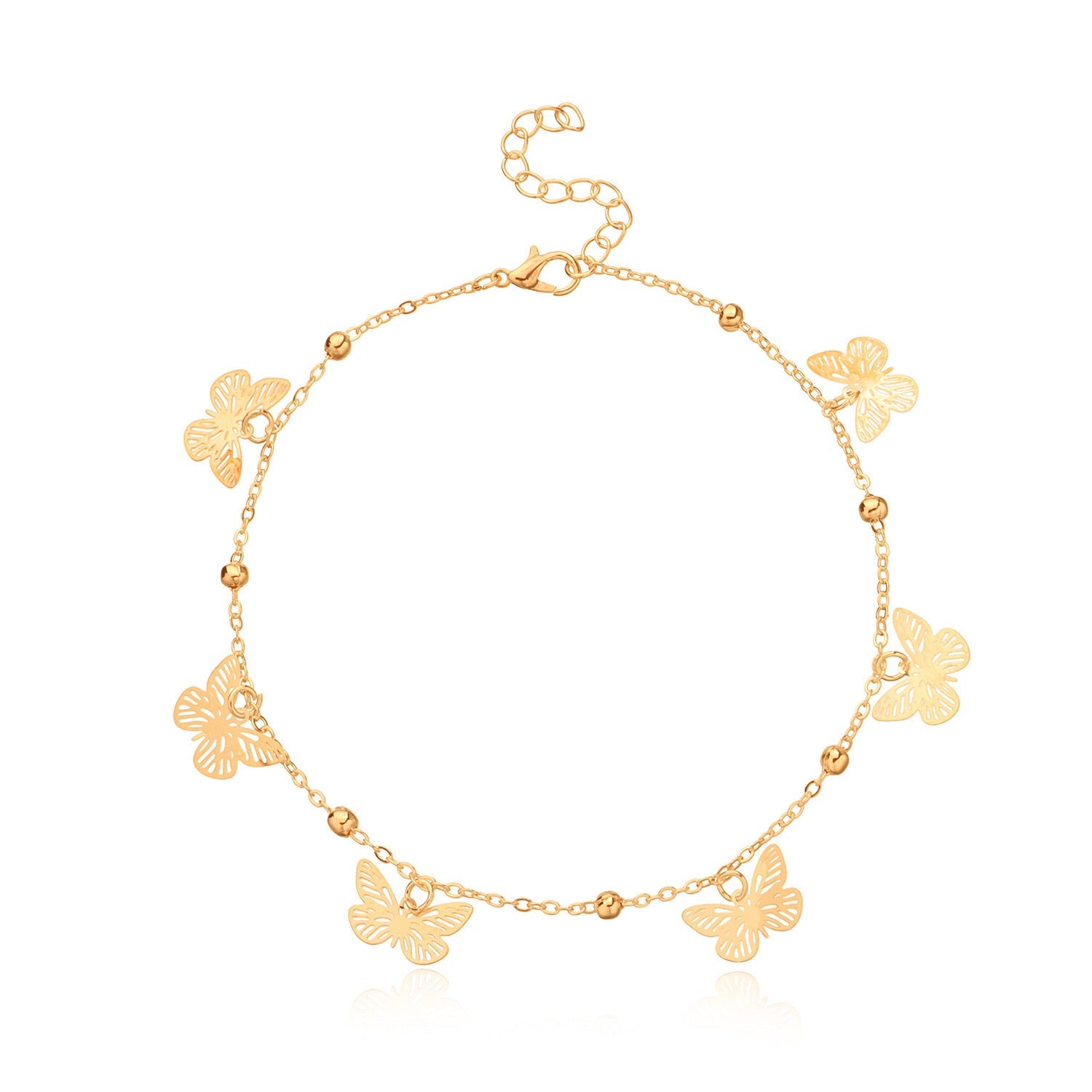 Beach Fashion Butterfly Pendant Ankle Jewelry