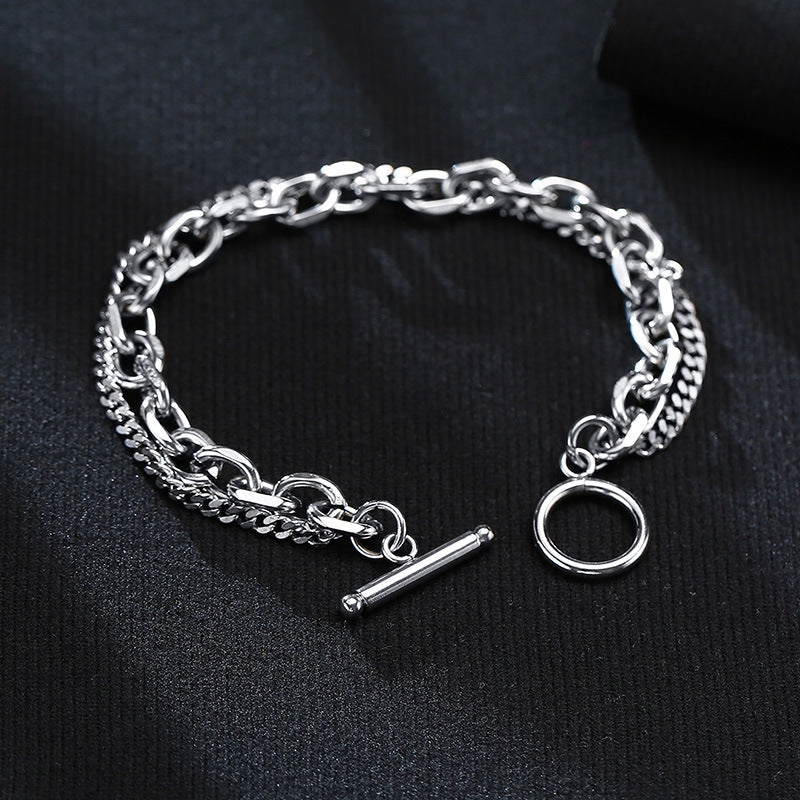 Multi Double Layer Necklace Choker Chain Necklace