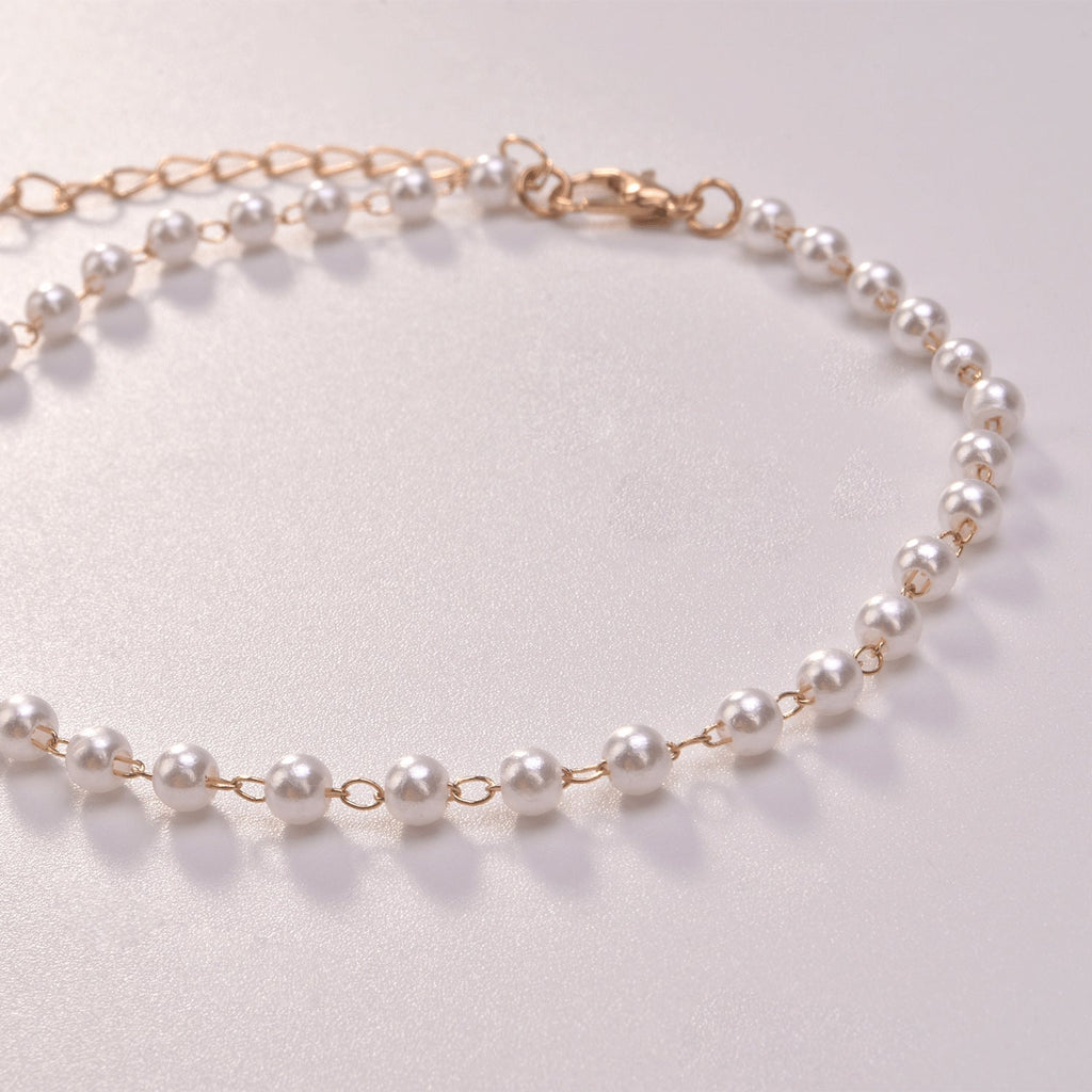 Pearl Beads Foot Bracelet