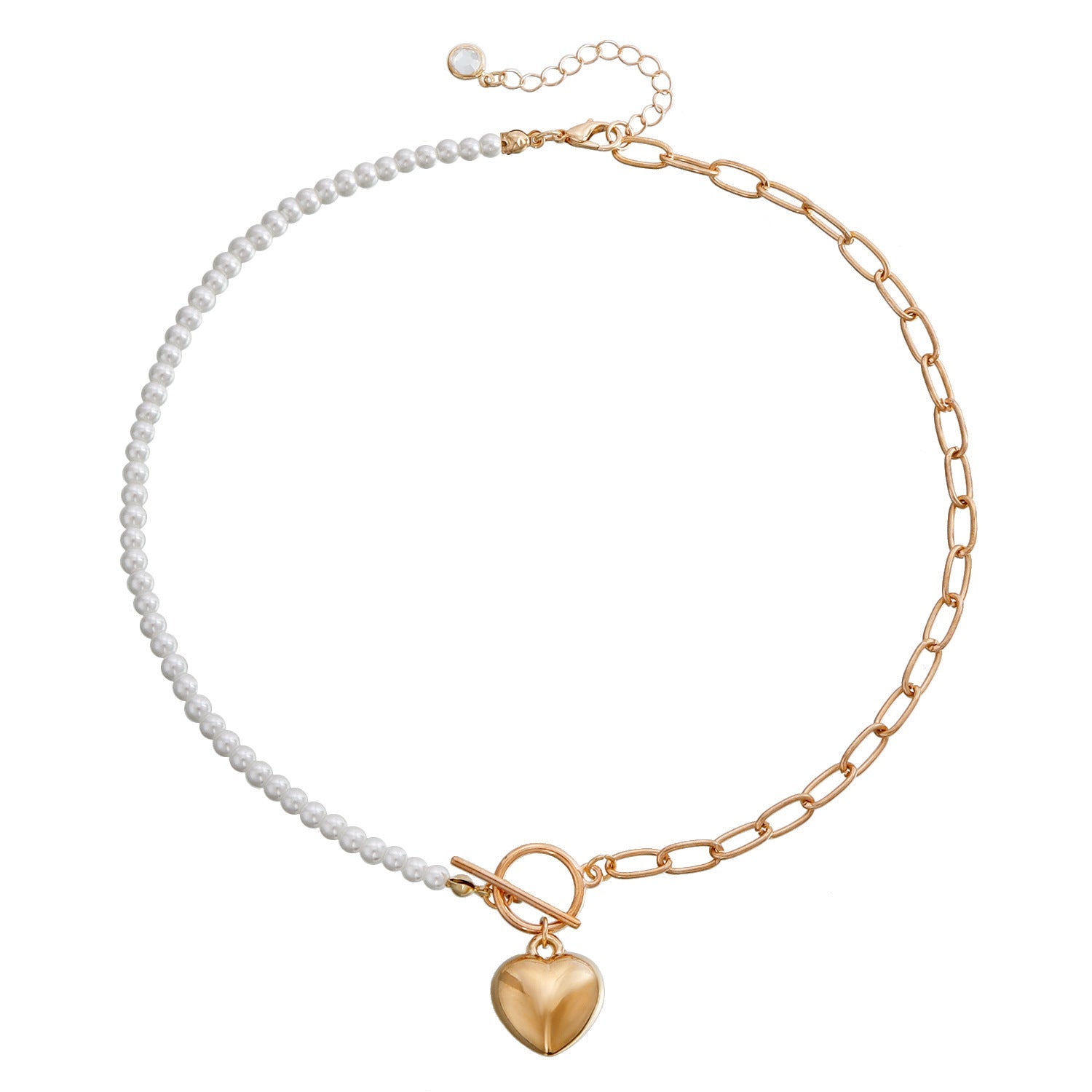 Multilayer Baroque Pearl Pendant Choker Necklace